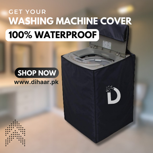 Washing Machine Cover (waterproof) - Black